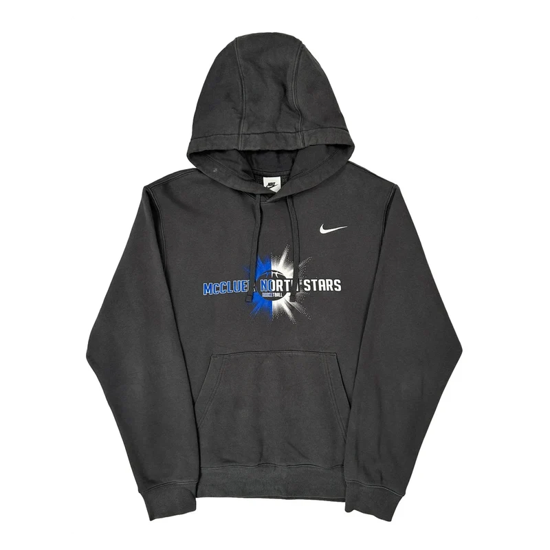 Mccluer North Stars Nike College Hoodie - Medium Black Cotton
