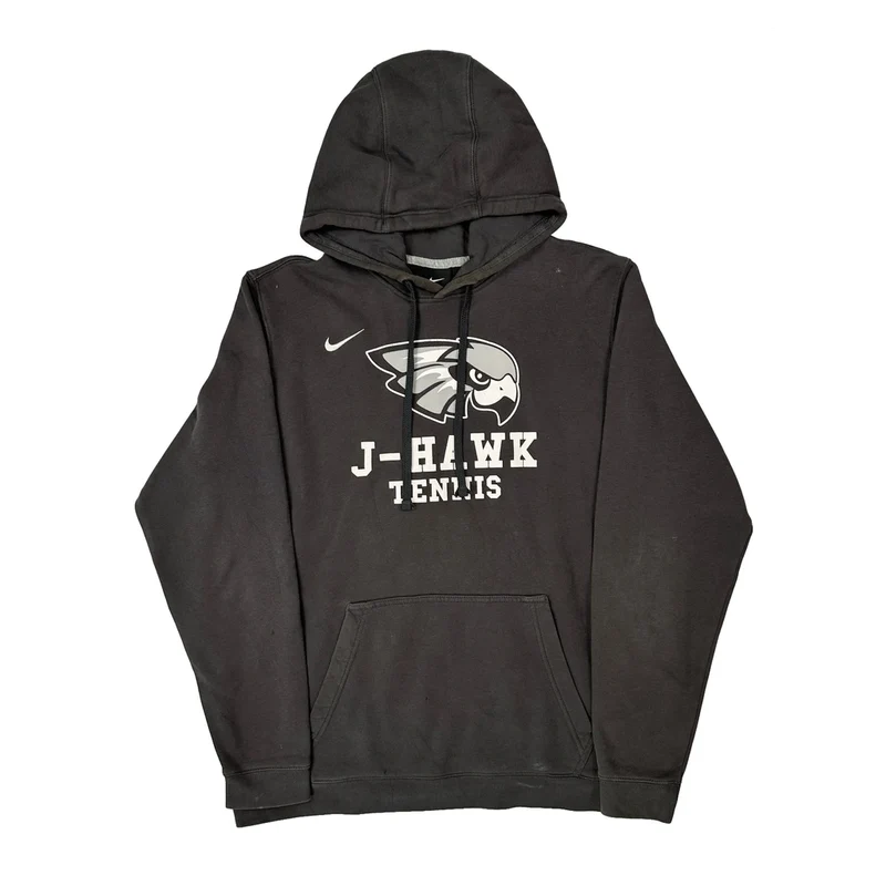 J-Hawk Tennis Nike Hoodie - Large Black Cotton