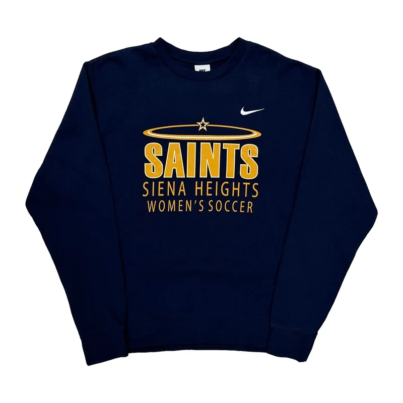 Siena Heights Women'S Soccer Nike Sweatshirt - Large Navy Cotton