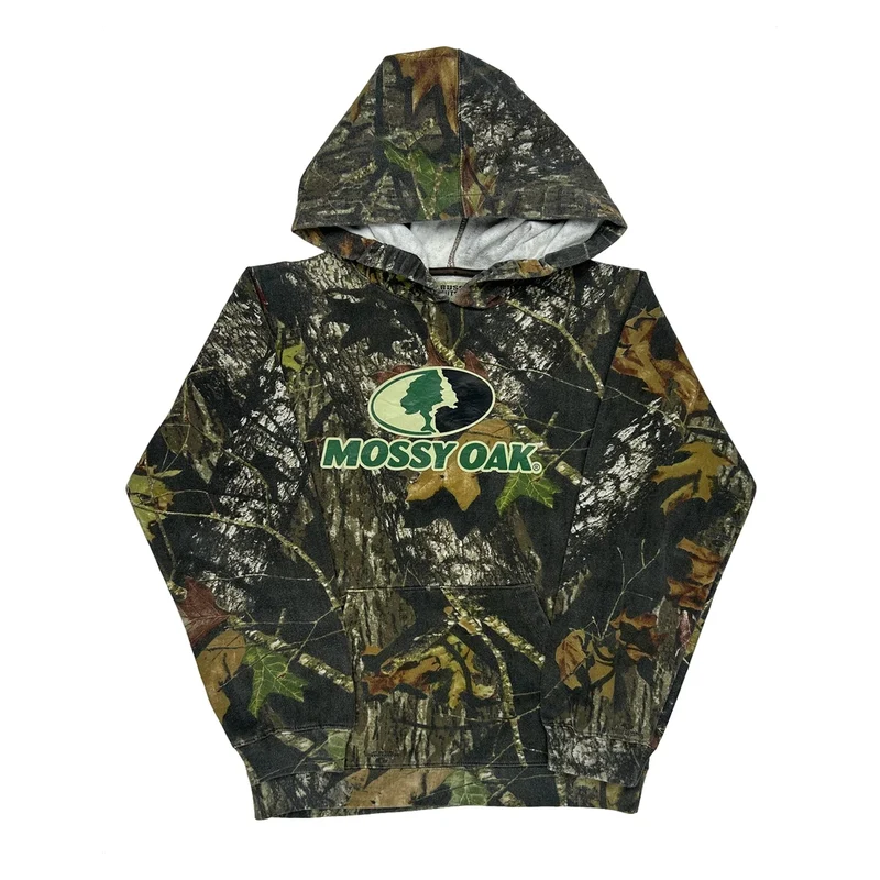 Mossy Oak Russell Outdoors Hoodie - XL Camo Cotton Blend