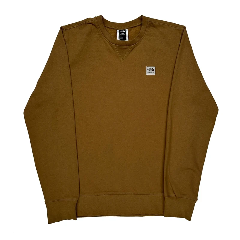 Circular Design The North Face Sweatshirt - Large Brown Cotton
