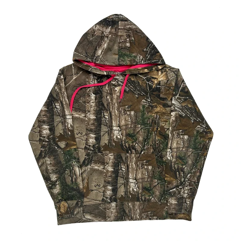 Realtree Hoodie - Large Camo Cotton Blend