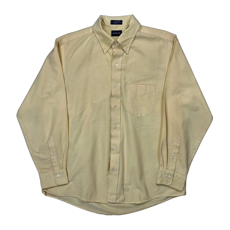 Gant Shirt - XL Yellow Cotton