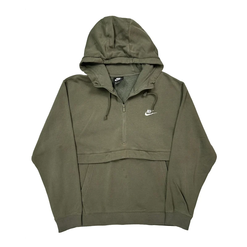 Nike Hoodie - XL Green Cotton