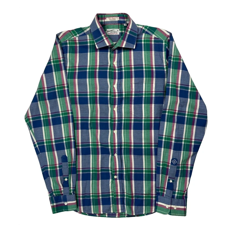 Gant Checked Shirt - Medium Multicoloured Cotton