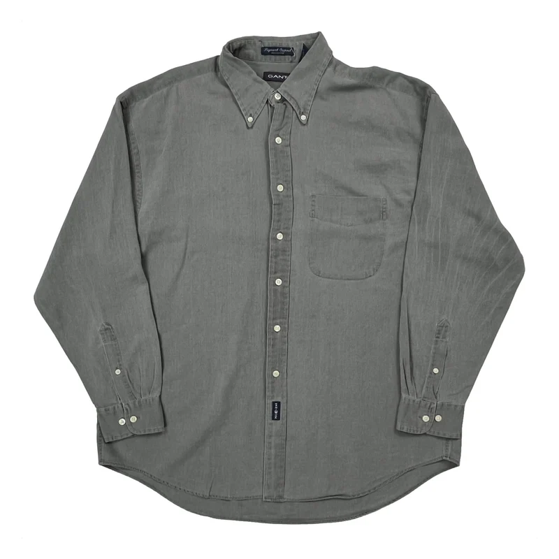Gant Shirt - XL Grey Cotton