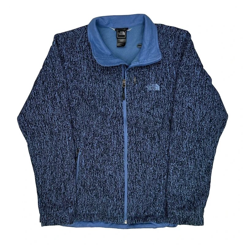 The North Face Fleece Jacket - XL Blue Polyester