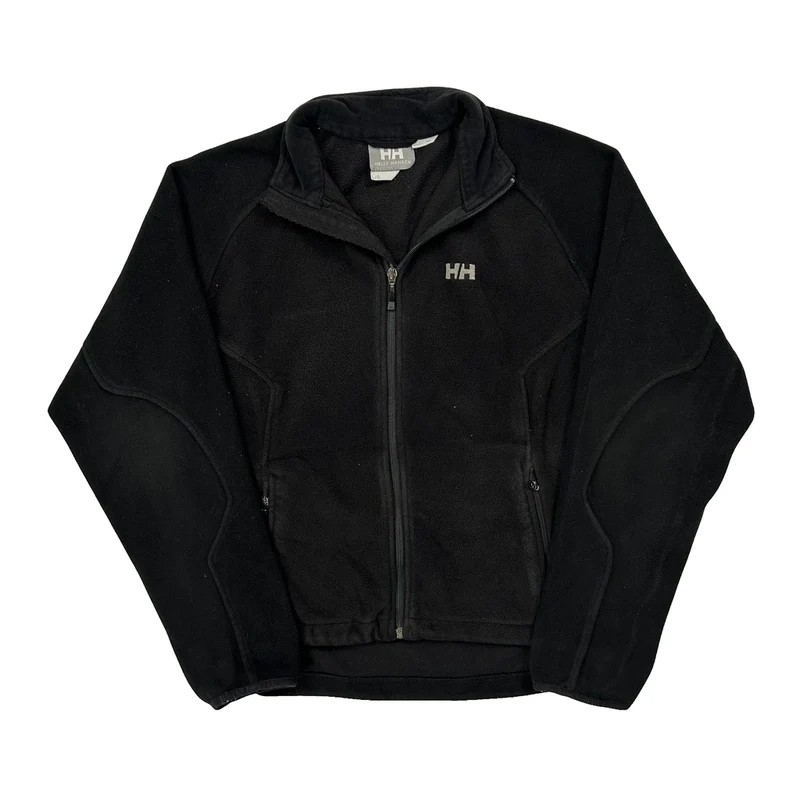 Helly Hansen Fleece Jacket - Large Black Polyester