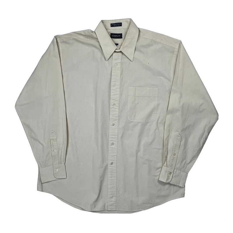 Gant Shirt - Large Cream Cotton