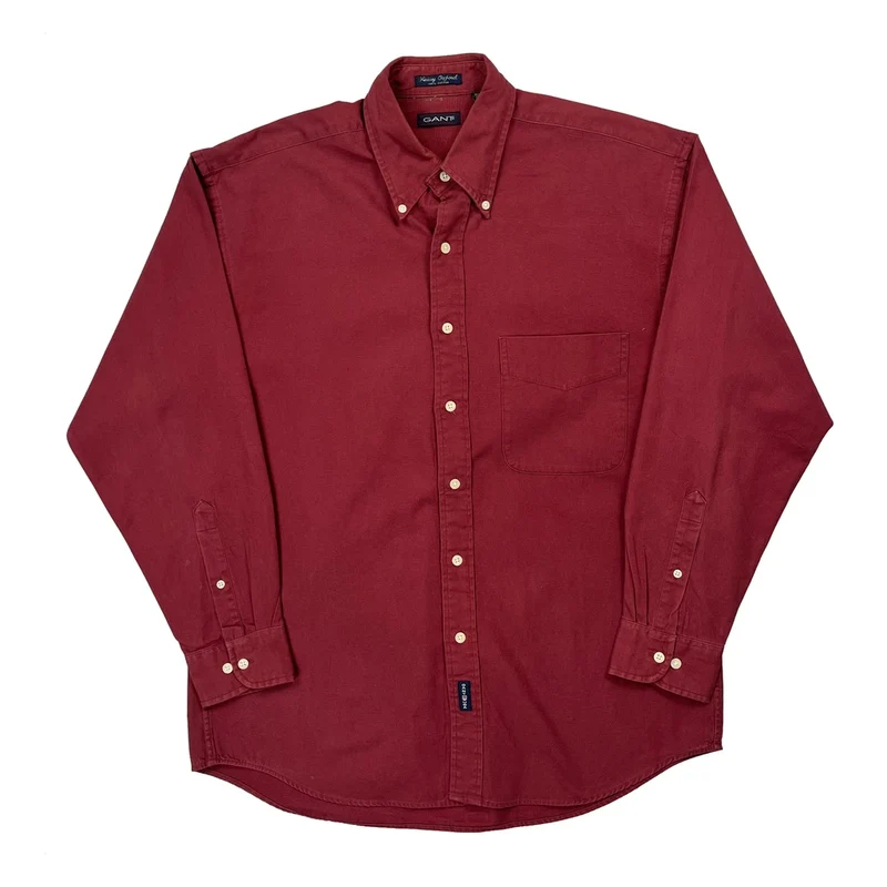 Gant Shirt - Medium Red Cotton