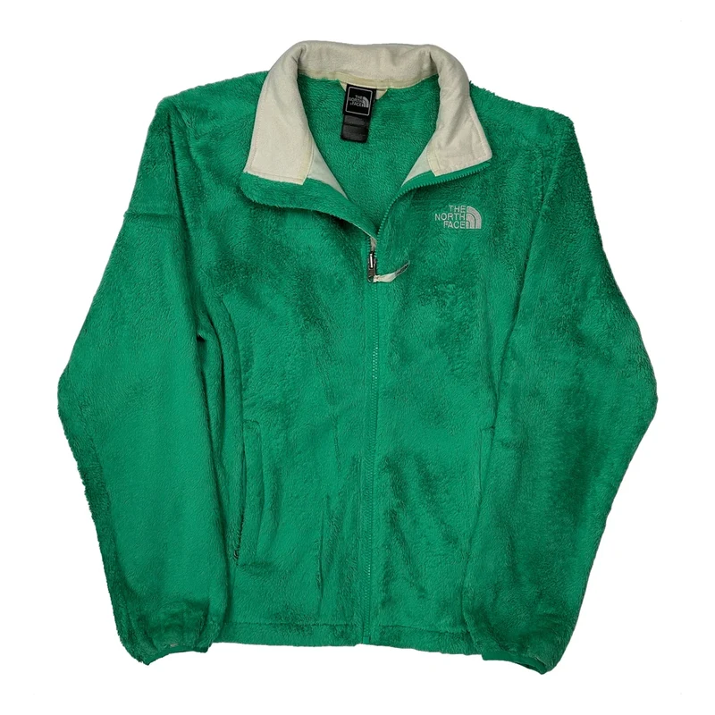 The North Face Fleece Jacket - Large Green Polyester