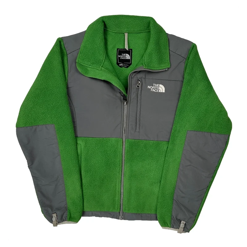 The North Face Denali Fleece Jacket - Small Green Polyester