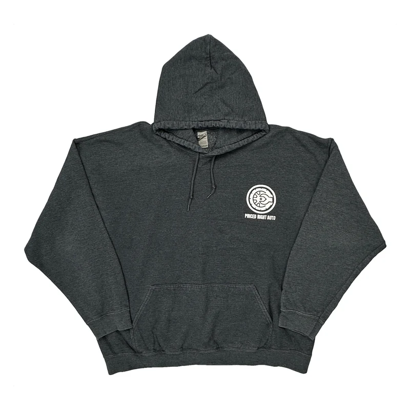 Priced Right Auto Gildan Hoodie - 2XL Grey Cotton Blend