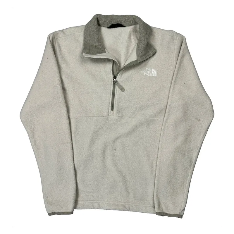 The North Face Fleece - Small Cream Polyester