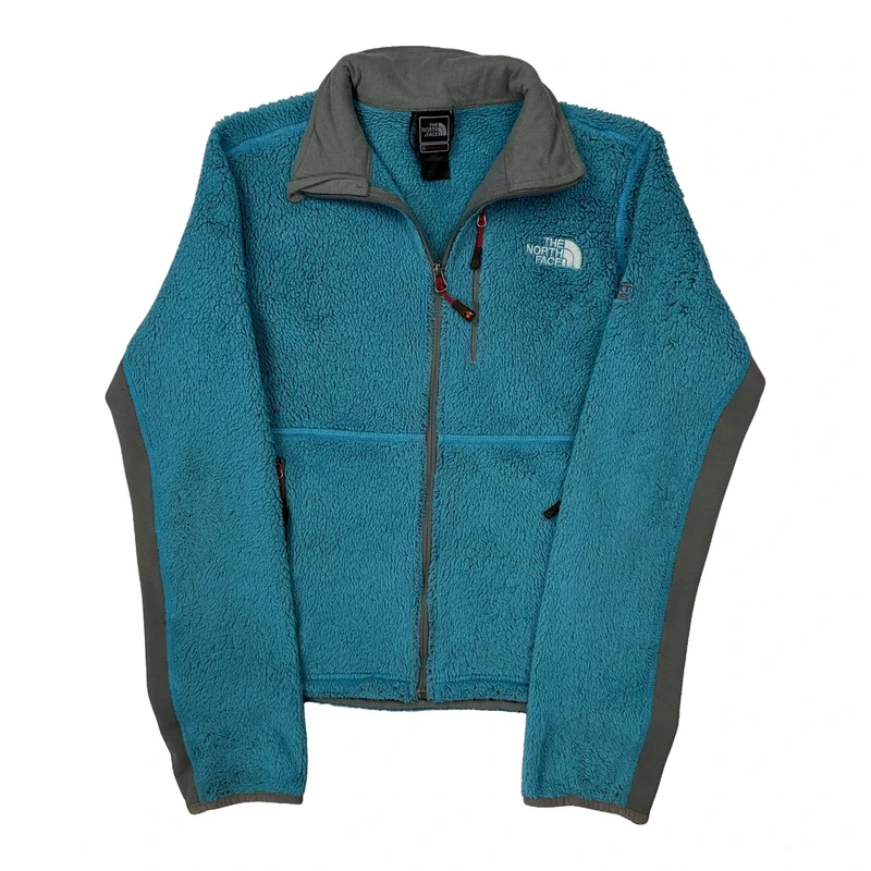 Summit Series The North Face Fleece Jacket - Medium Blue Polyester