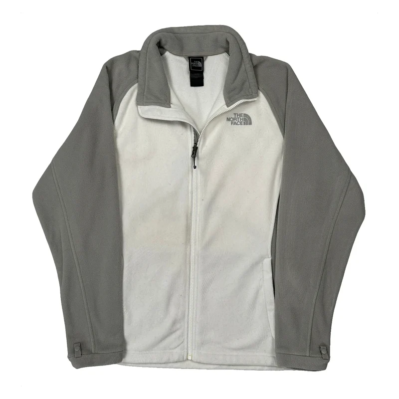 The North Face Fleece Jacket - Small Grey Polyester