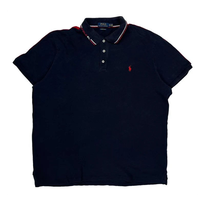 Polo By Ralph Lauren Polo Shirt - 2XL Navy Cotton