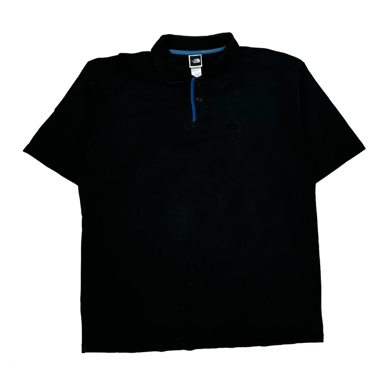 The North Face Polo Shirt - XL Black Cotton