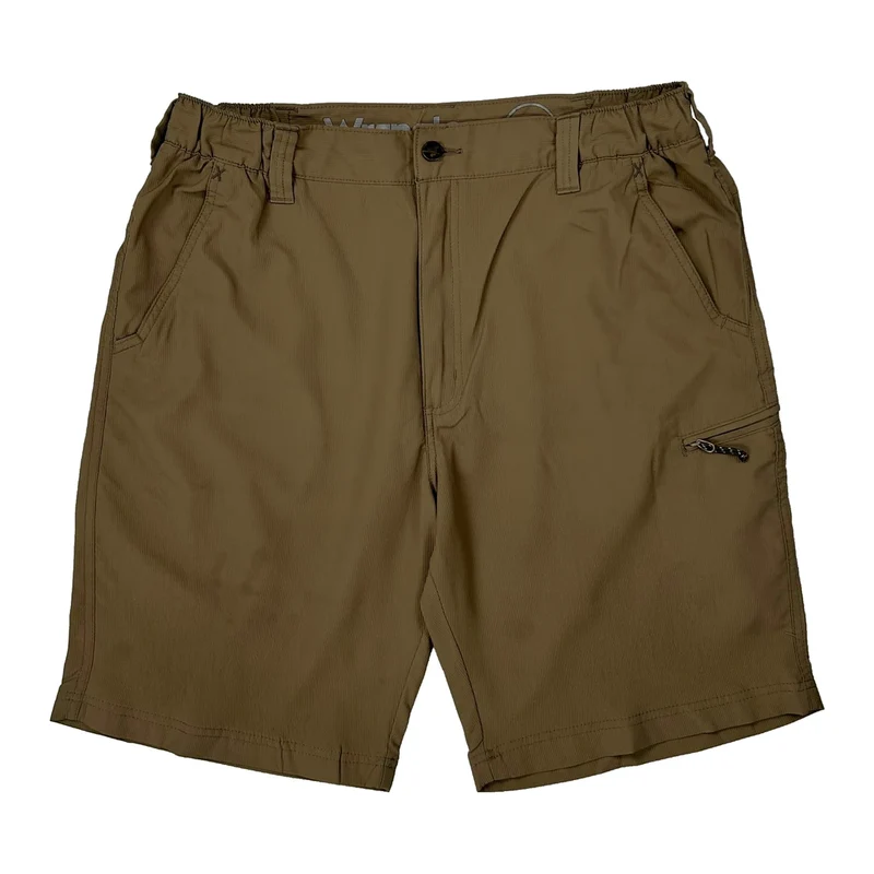 Wrangler Shorts - Medium Khaki Polyester