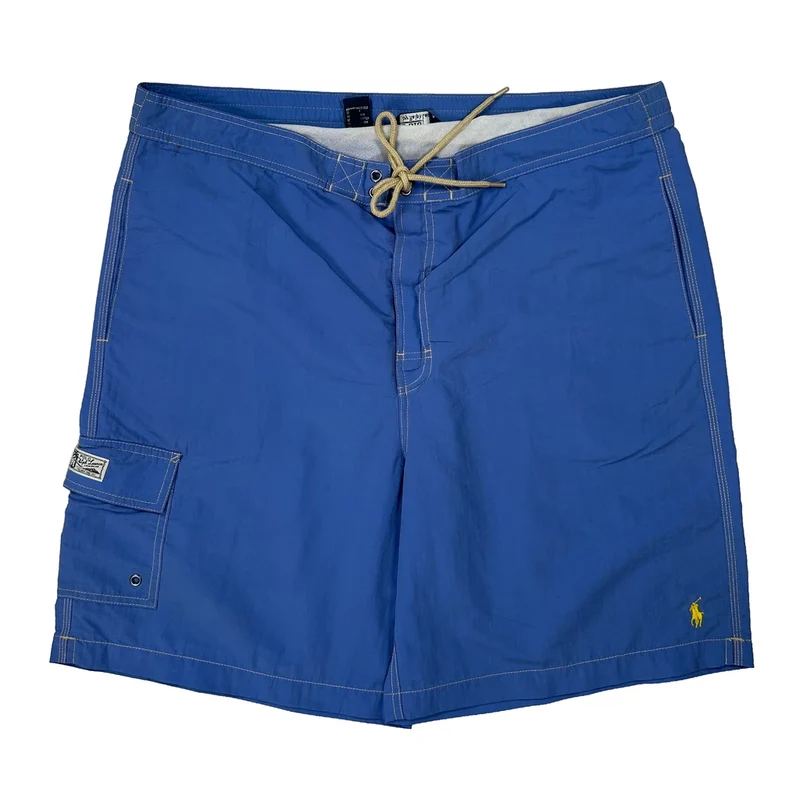 Polo By Ralph Lauren Shorts - XL Blue Nylon