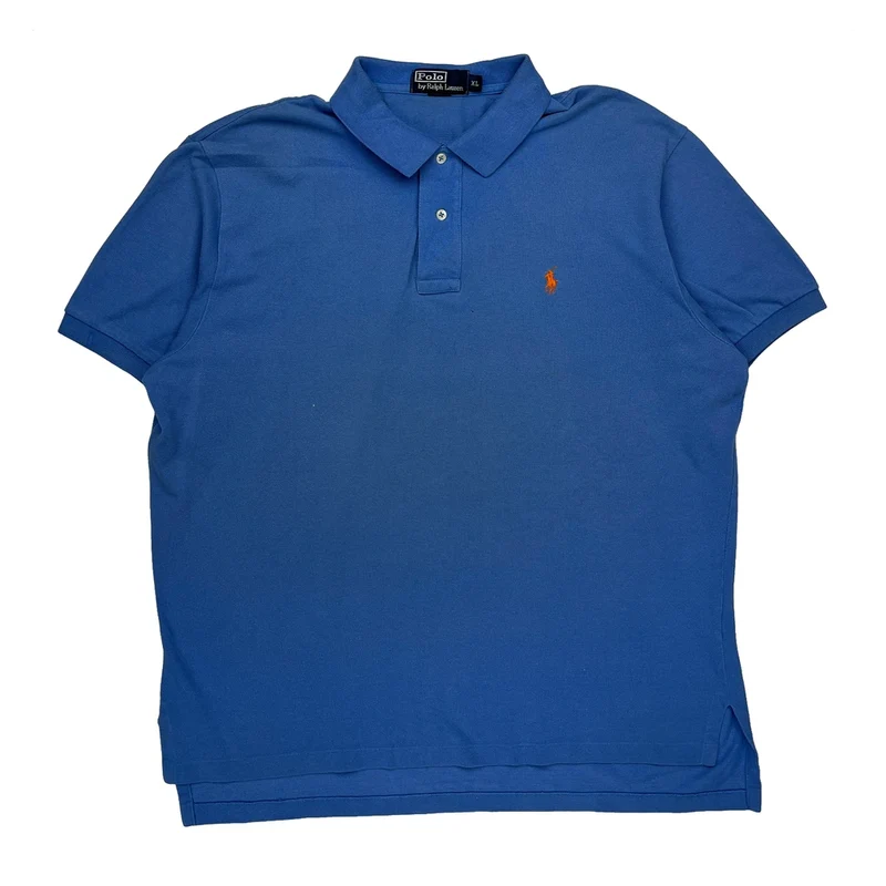 Polo By Ralph Lauren Polo Shirt - XL Blue Cotton