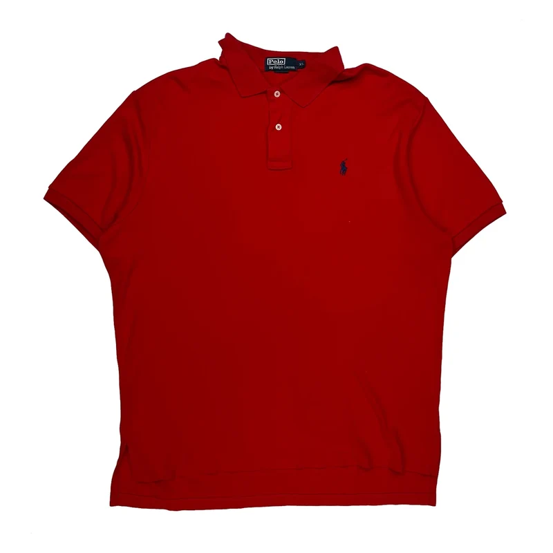 Polo By Ralph Lauren Polo Shirt - XL Red Cotton