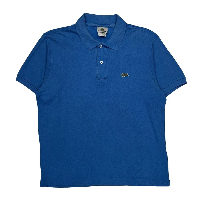 Lacoste Polo Shirt - Large Blue Cotton