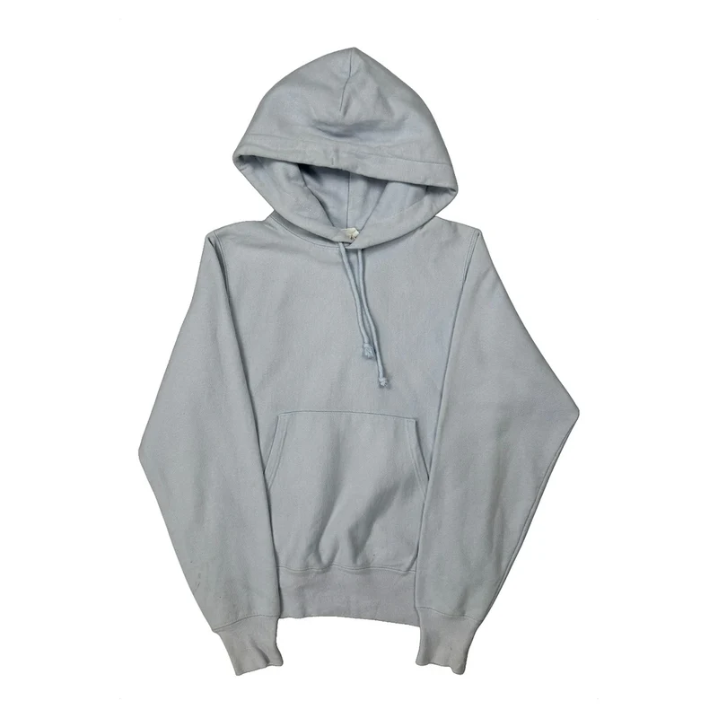 Reverse Weave Champion Hoodie - XS Blue Cotton