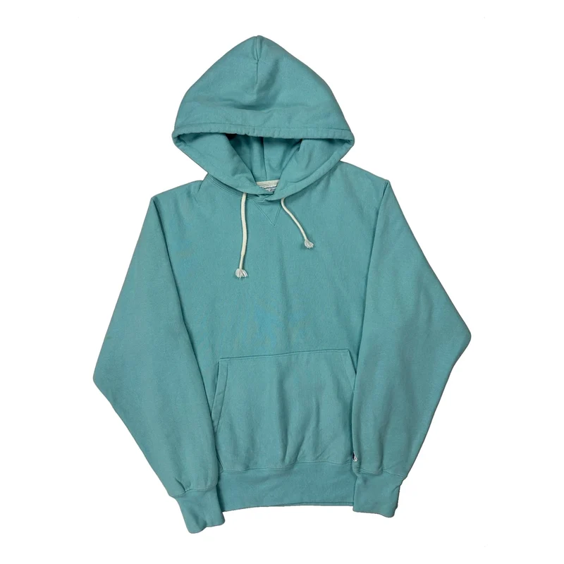 Reverse Weave Champion Hoodie - Medium Blue Cotton