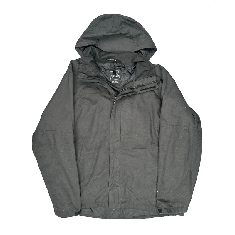 The North Face Waterproof Jacket - Large Black Polyester