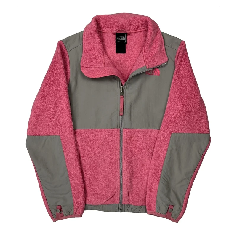 Age 10-12 The North Face Denali Fleece Jacket - Medium Pink Polyester