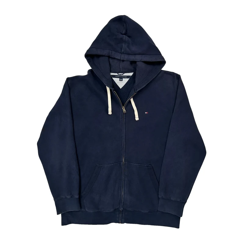 Tommy Hilfiger Hoodie - 2XL Navy Cotton
