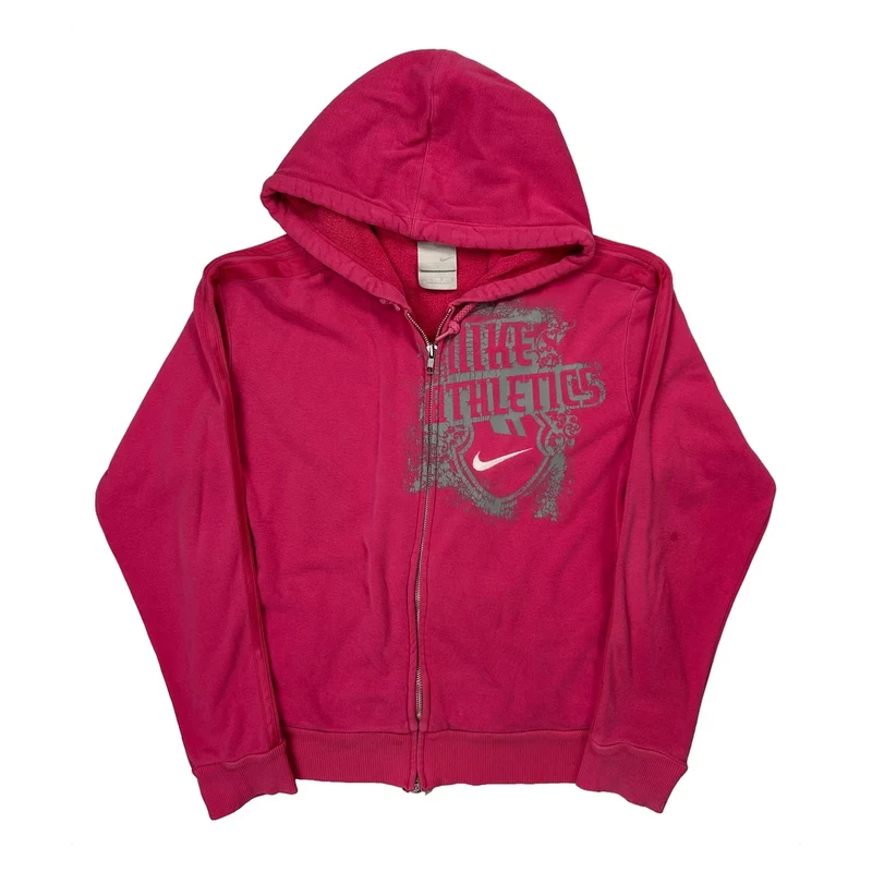 Nike Hoodie - Large Pink Cotton