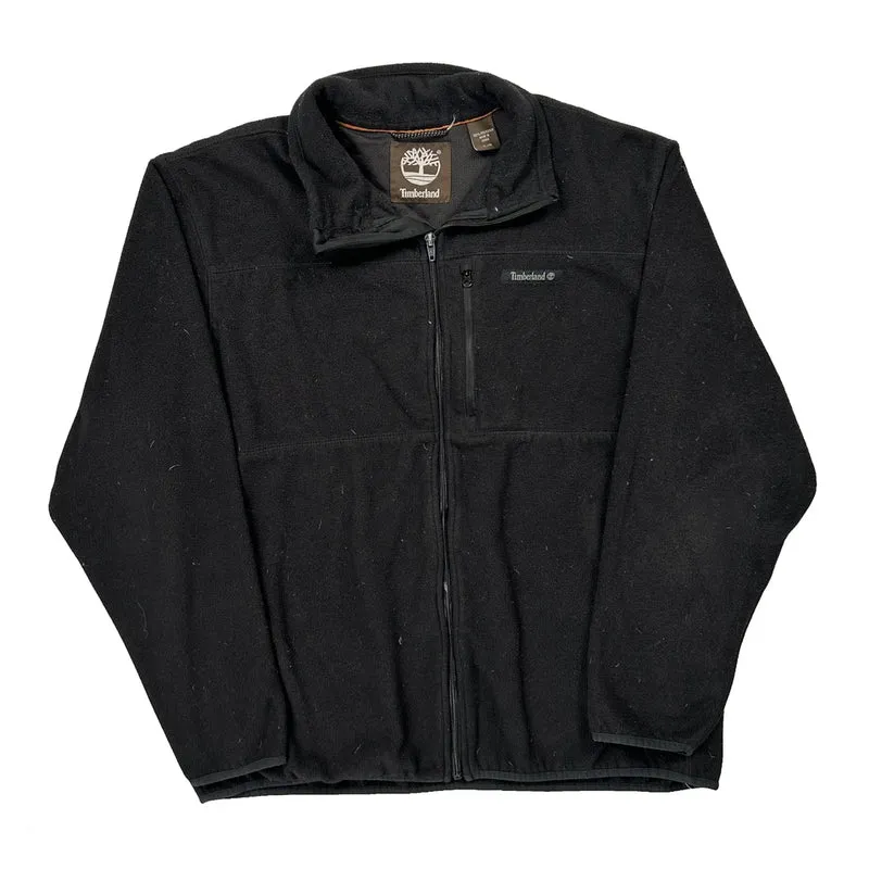 Timberland Fleece Jacket - Large Black Polyester