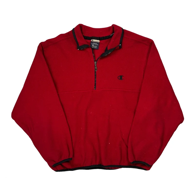 Champion Fleece - Large Red Polyester