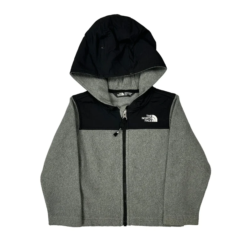 Age 3 The North Face Hoodie - XS Grey Polyester
