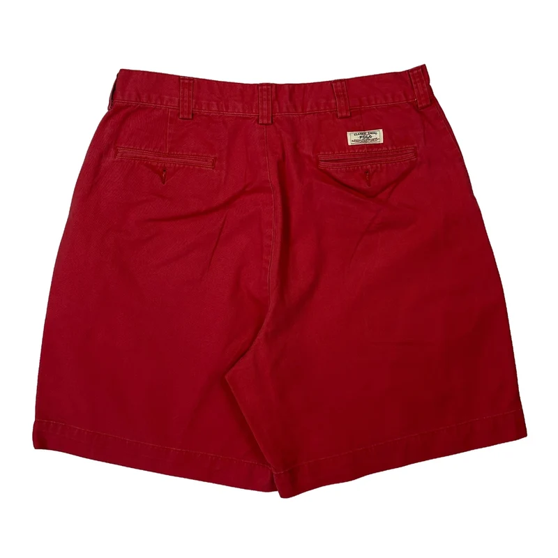 Polo By Ralph Lauren Shorts - 31W 8L Red Cotton