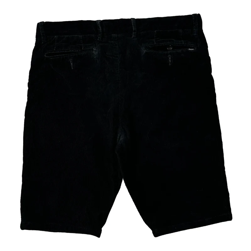 Polo By Ralph Lauren Slim Fit Shorts - 32W 12L Black Corduroy