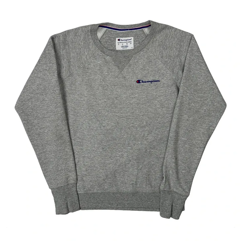 Champion Sweatshirt - Small Grey Cotton
