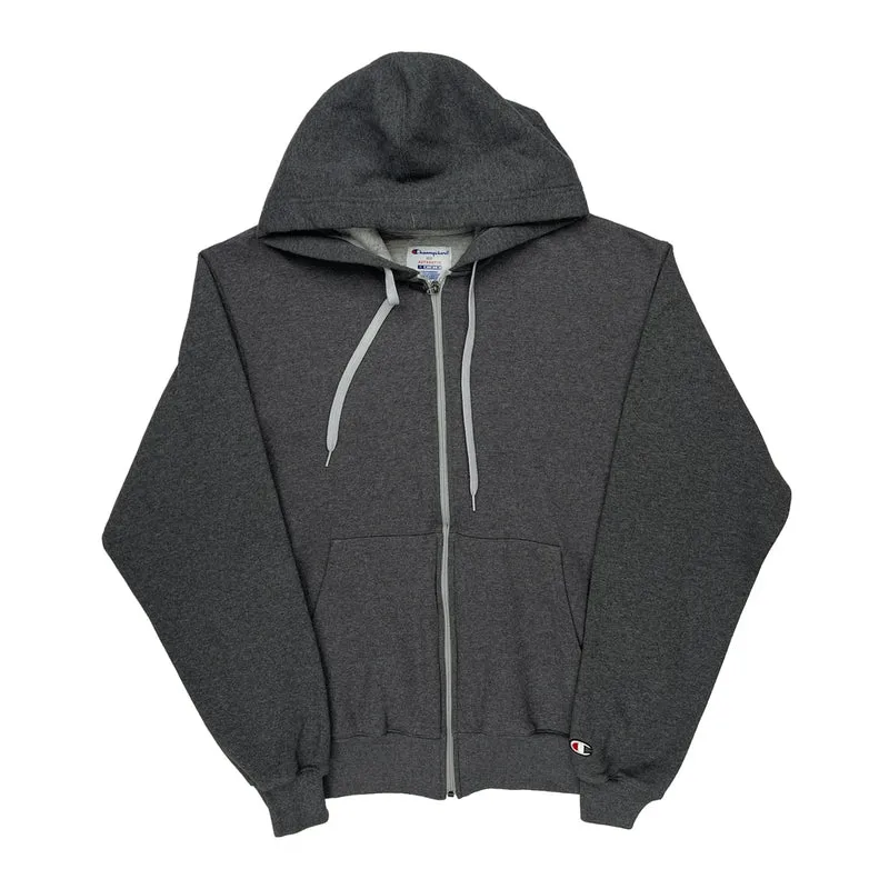 Champion Hoodie - Medium Grey Cotton Blend