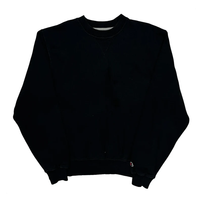 Champion Sweatshirt - Medium Black Cotton
