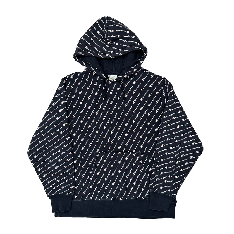 Reverse Weave Champion Hoodie - 2XL Navy Cotton