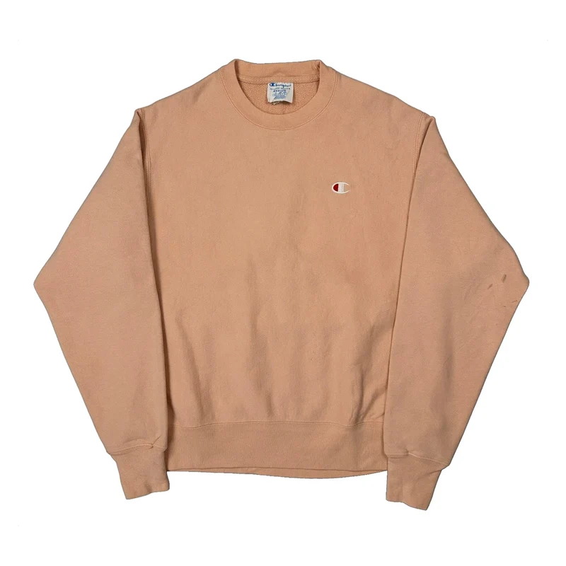 Reverse Weave Champion Sweatshirt - Medium Pink Cotton
