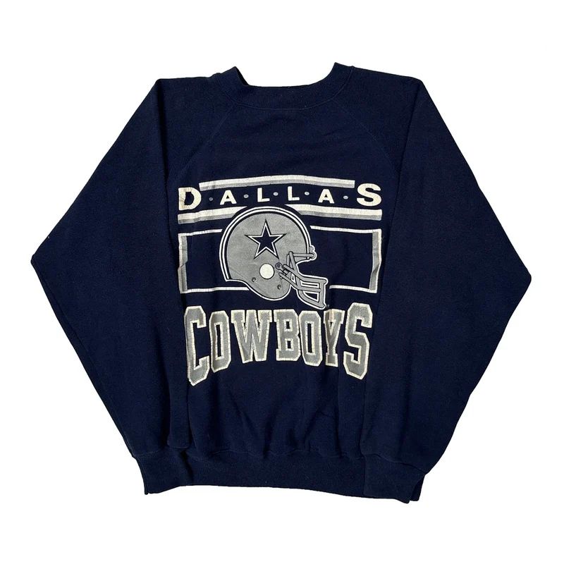 Made In USA Dallas Cowboys Ultra Sweats Nfl Sweatshirt - XL Navy Cotton