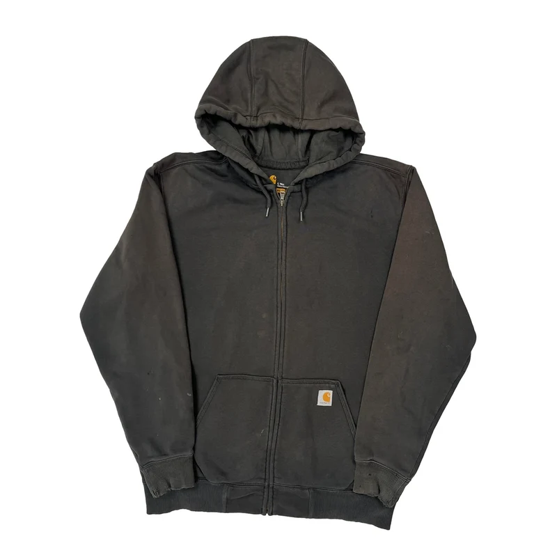 Carhartt Tall Hoodie - Large Black Cotton