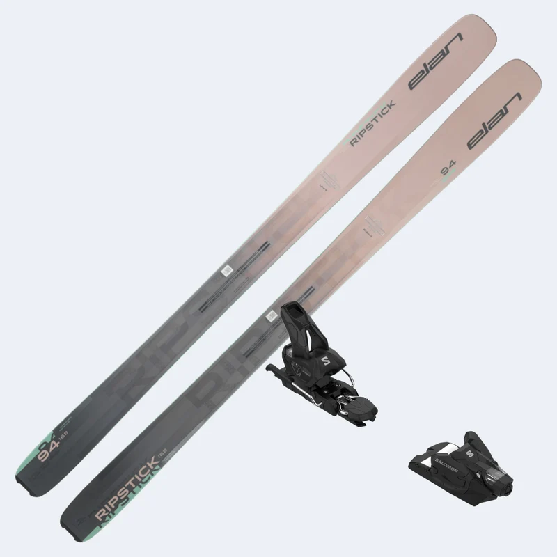 2026 Elan Ripstick 94 Women's Blem Skis with Salomon Strive 12 Bindings