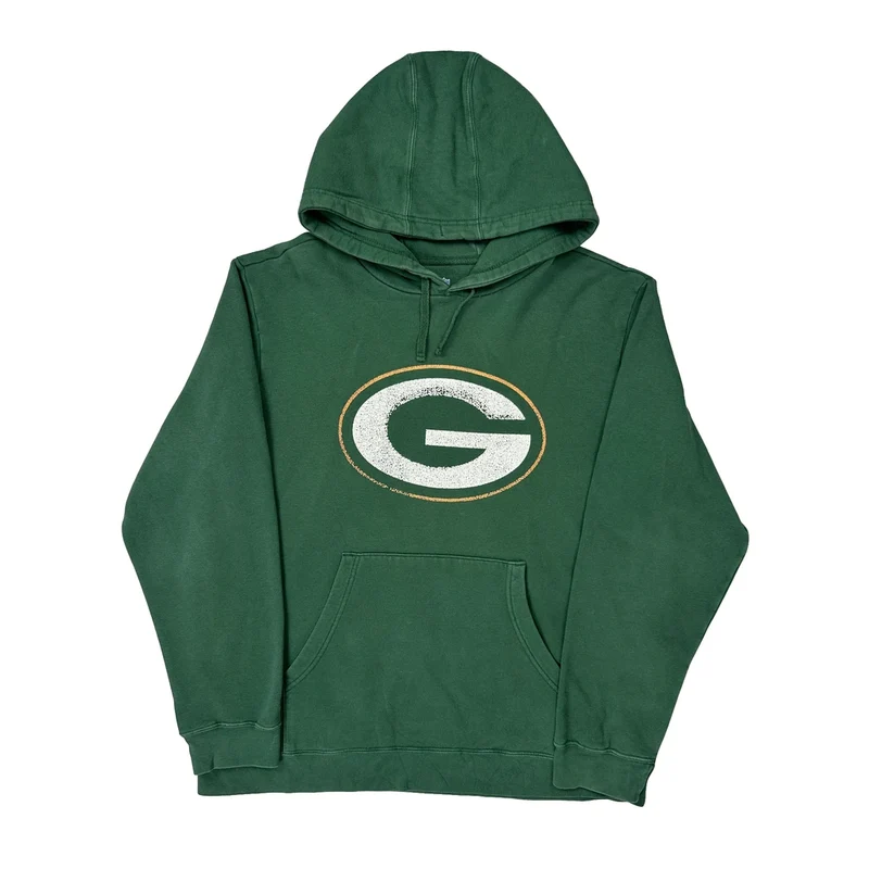 Green Bay Packers N.F.L. Pro Line Hoodie - XL Green Cotton Blend