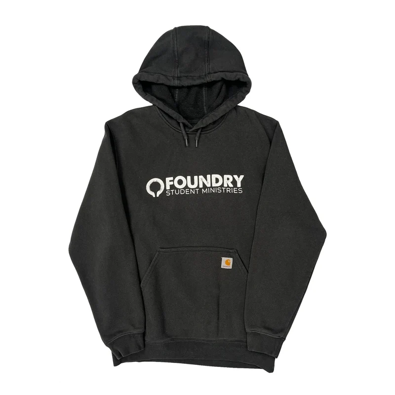 Student Ministries Carhartt Hoodie - Medium Black Cotton