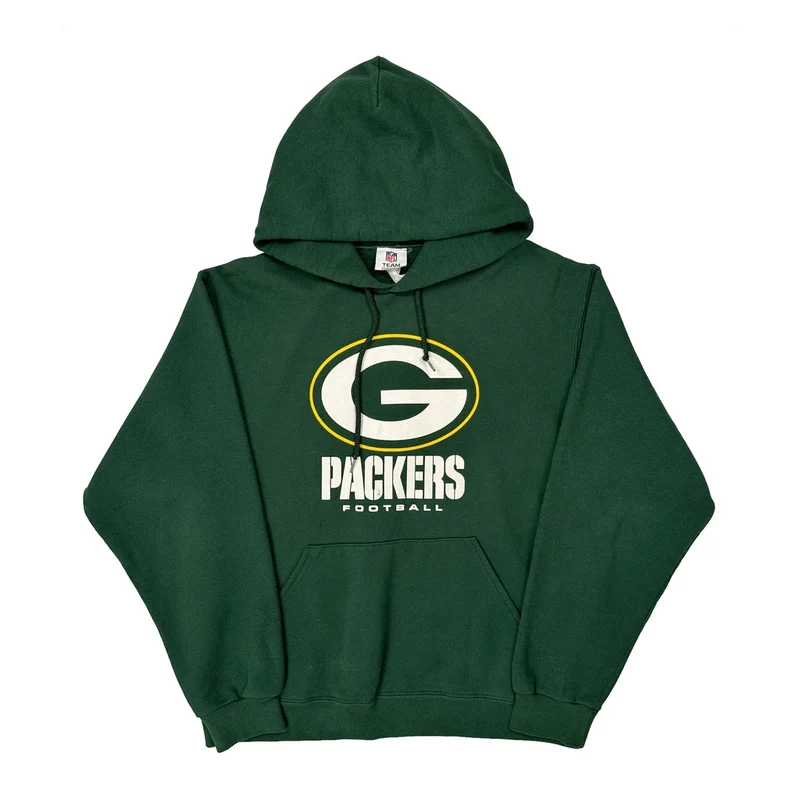 Green Bay Packers Nfl Hoodie - Medium Green Cotton