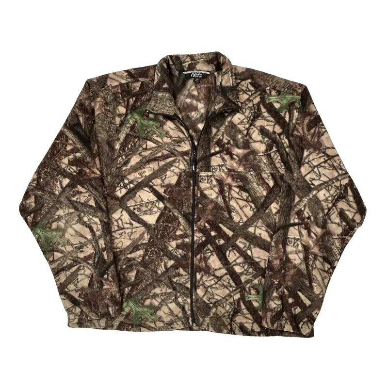 Guide Series Camo Fleece Jacket - 2XL Brown Polyester